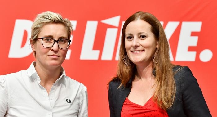 دو زن ریاست حزب چپ را بر عهده دارند: سوزان هنیگ ولزو ، عملگرا از شرق ، و ژانین ویسلر ، مارکسیست از غرب آلمان - آینفاخ - einfach