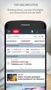 اپلیکیشن ntv Nachrichten