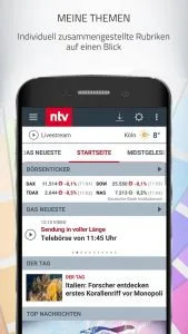 اپلیکیشن ntv Nachrichten