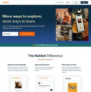 سایت Babbel